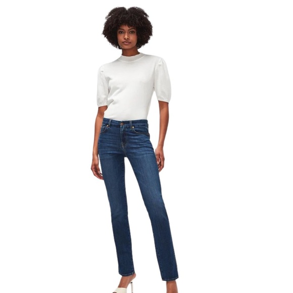 7 For All Mankind “Kimmie” Straight Leg Jeans - Picture 1 of 4